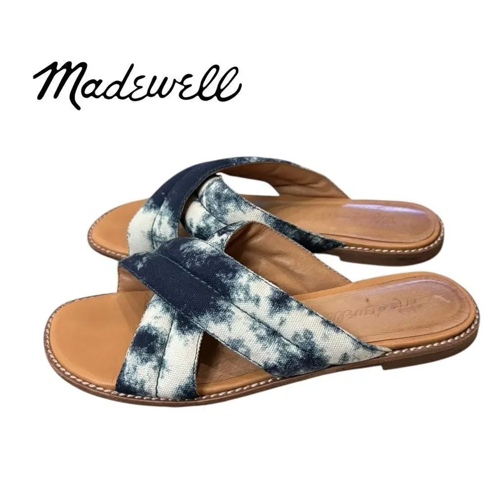 Madewell The Skyler Tie-Dye Slide Women's Sandals 6